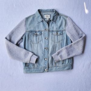 EUC - Forever 21 | Light Blue Button Up Denim Jacket Size S